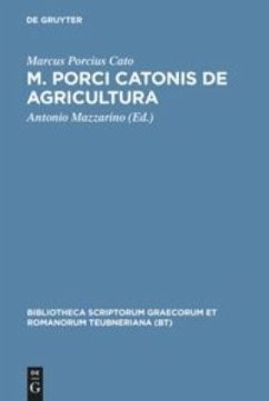 M. Porci Catonis de agri cultura - Cato, Marcus Porcius