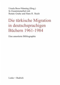 Die türkische Migration in deutschsprachigen Büchern 1961¿1984