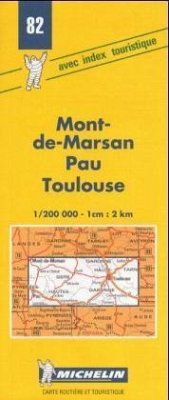 Cover Michelin Karte Mont-de-Marsan, Pau, Toulouse