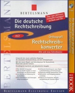 (Bertelsmann) Die deutsche Rechtschreibung mit Orthograf! Rechtschreibkonverter, 1 CD-ROM (Bertelsmann) Die deutsche Rechtschreibung mit Orthograf! Rechtschreibkonverter, 1 CD-ROM