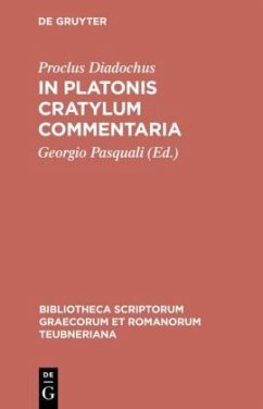 In Platonis Cratylum commentaria - Proclus Diadochus