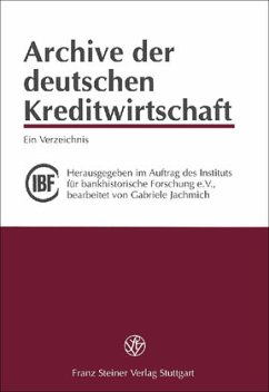 Cover Archive der deutschen Kreditwirtschaft