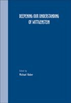 Deepening our Understanding of Wittgenstein - KOBER, Michael (ed.)