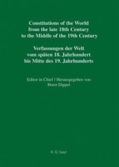 Georgia - Kansas / Constitutions of the World from the late 18th Century to the Middle of the 19th Century. The Americas. Constitutional Do Vol. 1. Part II