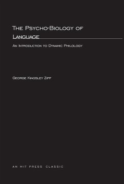 The Psycho-Biology of Language - Zipf, George K.