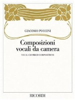 Vocal Chamber Compositions: (Composizioni Vocali Da Camera)