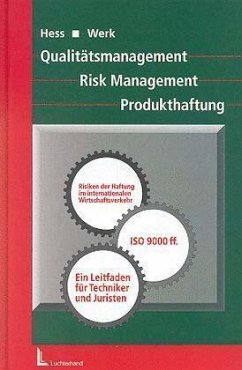 Qualitätsmanagement, Risk Management, Produkthaftung