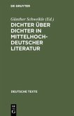 Dichter über Dichter in mittelhochdeutscher Literatur Dichter über Dichter in mittelhochdeutscher Literatur