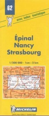 Cover Michelin Karte Epinal, Nancy, Strasbourg
