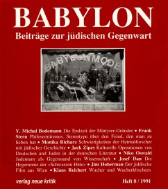 null / Babylon, Beiträge zur jüdischen Gegenwart 8 - Diner, Dan; Brumlik, Micha; Koch, Gertrud; Kugelmann, Cilly; Löw-Beer, Martin