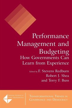 Performance Management and Budgeting - Redburn, F Stevens; Shea, Robert J; Buss, Terry F