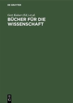 Bücher für die Wissenschaft