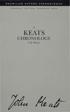 A Keats Chronology - Pinion, F B