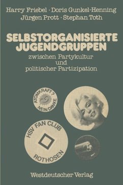 Selbstorganisierte Jugendgruppen zwischen Partykultur und politischer Partizipation - Friebel, Harry