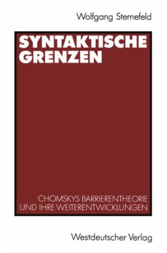 Syntaktische Grenzen - Sternefeld, Wolfgang