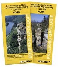 Geotouristische Karte von Baden-Württemberg Nord - Huth, Thomas; Junker, Baldur