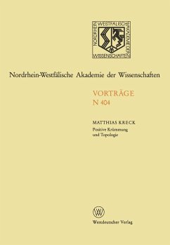 Positive Krümmung und Topologie - Kreck, Matthias