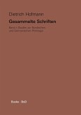 Gesammelte Schriften / Studien zur Nordischen und Germanischen Philologie