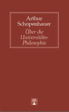 Cover Ueber die Universitäts-Philosophie