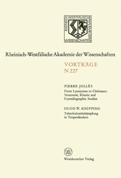 From lysozymes to chitinases : structural, kinetic and crystallograph. studies. - Jollès, Pierre und Hugo Wilhelm Knipping