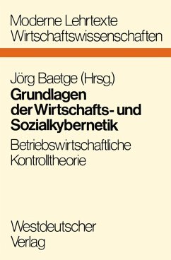 Cover Grundlagen der Wirtschafts- und Sozialkybernetik