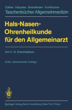 Hals-Nasen-Ohrenheilkunde für den Allgemeinarzt - Boenninghaus, Hans-Georg