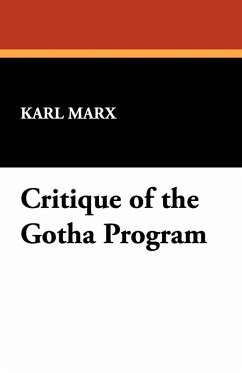 Critique of the Gotha Program - Marx, Karl