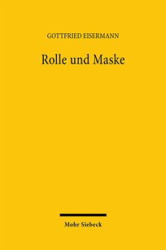 Rolle und Maske - Eisermann, Gottfried