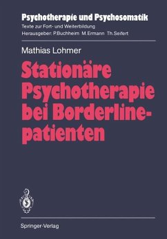 Stationäre Psychotherapie bei Borderlinepatienten - Lohmer, M.
