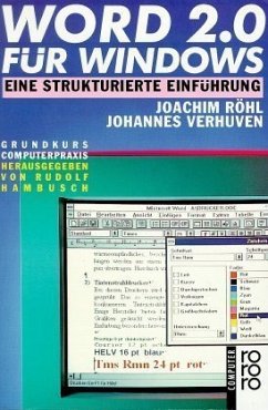 Word 2.0 für Windows - Röhl, Joachim; Verhuven, Johannes