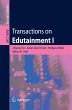 Transactions on Edutainment I - Bild 1