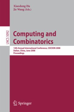 Computing and Combinatorics - Hu, Xiaodong / Wang, Jie (eds.)
