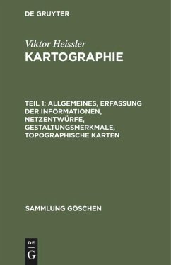 Allgemeines, Erfassung der Informationen, Netzentwürfe, Gestaltungsmerkmale, topographische Karten - Heissler, Viktor