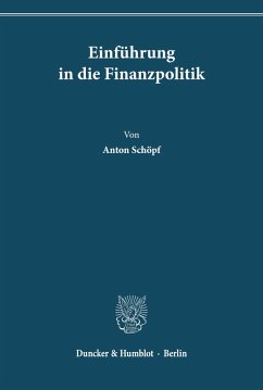 Cover Einführung in die Finanzpolitik.