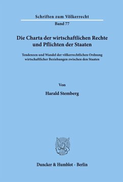 Cover Die Charta der wirtschaftlichen Rechte und Pflichten der Staaten.