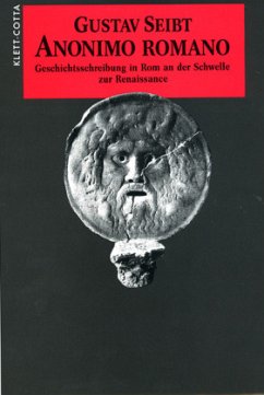 Anonimo romano (Sprache und Geschichte, Bd. 17) - Seibt, Gustav