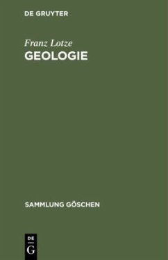 Geologie - Lotze, Franz
