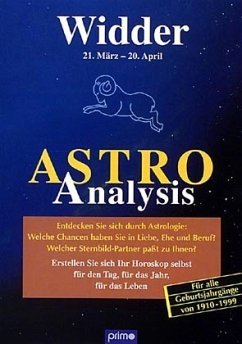 Cover Widder / Astro-Analysis