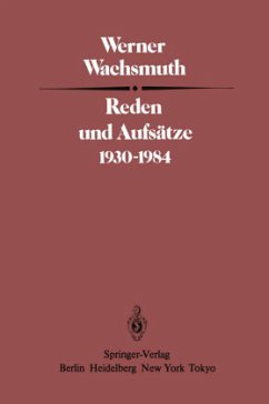 Reden und Aufsätze 1930¿1984 - Wachsmuth, Werner