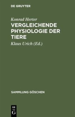 Vergleichende Physiologie der Tiere - Herter, Konrad