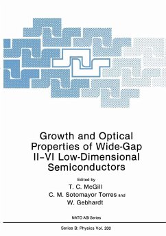 Growth and Optical Properties of Wide-Gap II-VI Low-Dimensional Semiconductors - McGill, T.C. (ed.) / Sotomayor Torres, C.M. / Gebhardt, W.