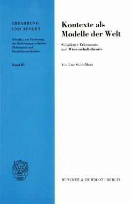 Kontexte als Modelle der Welt. Kontexte als Modelle der Welt.