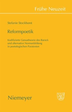 Reformpoetik - Stockhorst, Stefanie