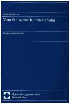 Vom Status zur Realbeziehung - Schwenzer, Ingeborg