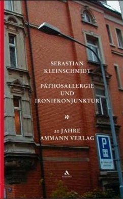 Pathosallergie und Ironiekonjunktur - Kleinschmidt, Sebastian