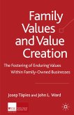 Family Values and Value Creation: The Fostering of Enduring Values Within Family-Owned Businesses