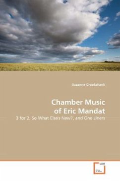 Chamber Music of Eric Mandat - Crookshank, Suzanne