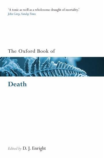The Oxford Book of Death The Oxford Book of Death