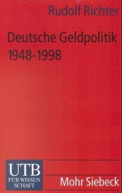 Deutsche Geldpolitik 1948-1998 - Richter, Rudolf