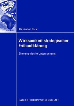 Wirksamkeit strategischer Frühaufklärung - Nick, Alexander